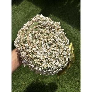 Vintage Women’s Floral Green Hat Cap With Brad’s